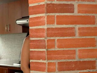 MILF secretly fucks stepdaughter's boyfriend in bathroom