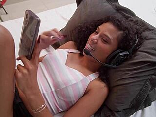 young latina girl earns money from her sugar daddy in doggystyle