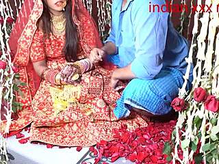 indian step mom feels the passion in desi suhagrat.