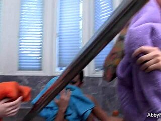 Abigail mac lesbian threesome bts