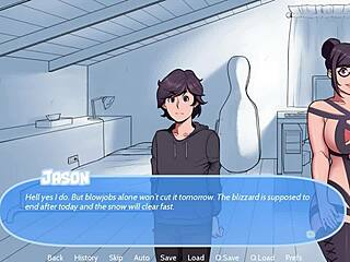 Happy puppies snow daze