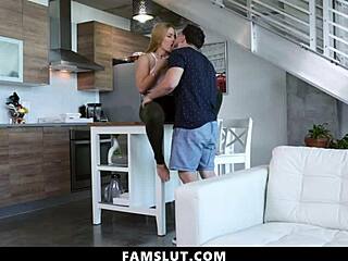 Stepsister Gets One On One Time With Her Handsome Stepbrother - Famslut