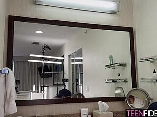 busty blonde gets her face fucked hard - gracie gates