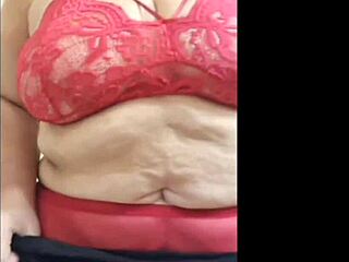 Chubby busty wife likes to play. She does it with her fat pussy alone