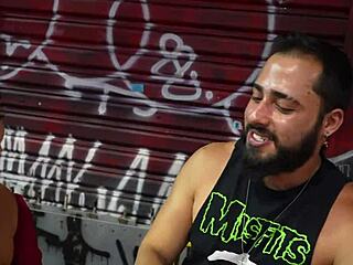 Chubby girl picked at bar gets fucked after foot licking