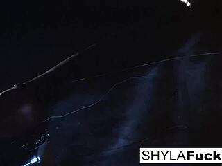 Sexy Shyla Stylezs Smokes in Intense Fetish Scene