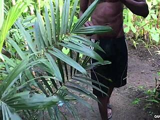 Caught my neighbor bathing in the nearby bush