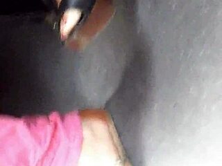 mature feet in candid wedges and sandals