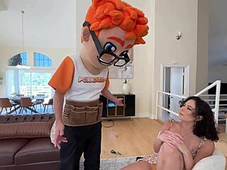 Satine Delivers Slippery Footjob to Brunette Teen