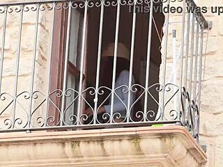 Neighbor spies and blackmails me