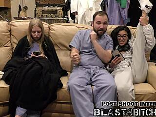 Jasmine Rose Feels Intense Pleasure As Thigh Blasted With Cum