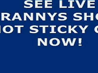 transgender model on webcam delivers impressive cumshot