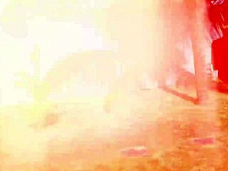 Pool Party with Novinhas Flashing Huge Tits Outdoors