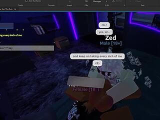 giving a submissive roblox slut backshots until she finishes