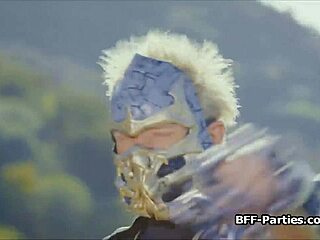 Kitana sharing hard dick with warrior besties