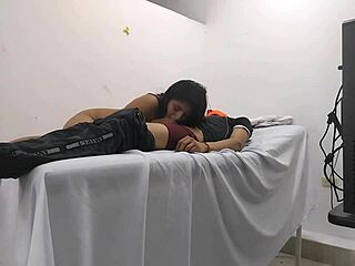 doctor plans massage but patient whore sets him up quickly