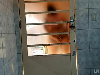 Fascinating Twerk Behind Door In Crossdressing!