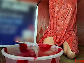 Hard Fucking Devar Bhabhi in Office Bathroom