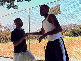 May lee takes two big black cocks