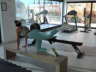 i'm a fit teen who fucks my personal trainer after gym