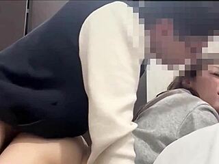 Skinny student shakes ass on dick until cum