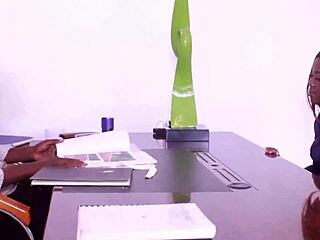 Seductive pedicured babe gives blow n footjob?