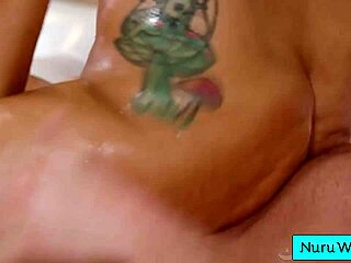 Busty Masseuse Rides Dick In Nuru Massage