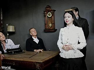 a maid's ordeal - judith, do you feel the spanking while balancing the rule book?