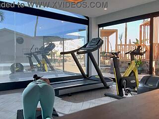 i'm a fit teen who fucks my personal trainer after gym