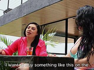 two milfs contact stripper for fun time together - lizi love