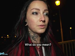 Public Agent Tattoo Babe Sharlotte Thorne Gets Fucked In Boiler Room