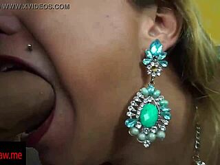 blond tgirl with monster cock in crossdressing gets hardcore anal fucking and cumshot 😈