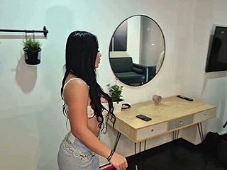 My husband is not here to fuck me and my horny neighbor knows it can he make me cum - alejandra palacios