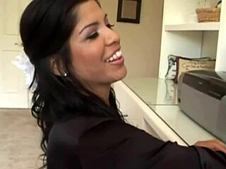 Thick Latina Maid Alexis Amore Surrenders Fat Booty To Hung Horny Boss
