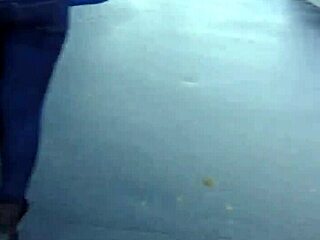 candid hidden footage of blue jeans walking