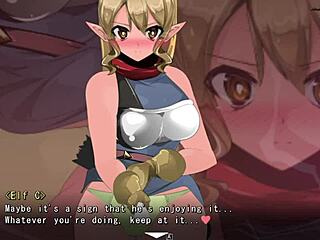 yume-same elf defeat scene with femdom and face sitting