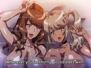 Both Step Sisters Wake Me Up With Intense Cock Licking, Evoking Deep Emotional Stirrings And Forbidden Desires