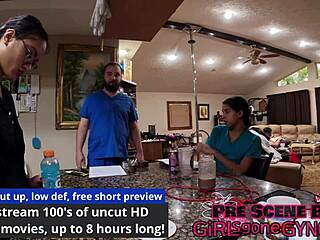 Guilty Until Proven Innocent - Aria Nicole and Channy Crossfire in Nurse and Patient Roles