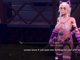 Playing Breeders of the Nephelym 7, Amber-Mae encounters the milking machine.