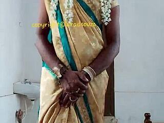 indian crossdresser model lara dsouza in saree video