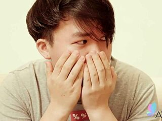 Sexy taiwan brunette jiu jiu gets fingered, rides cowgirl, and moans in doggystyle sex with a guy.