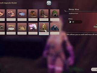 Playing Breeders of the Nephelym 7, Amber-Mae encounters the milking machine.