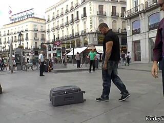 petite spanish slut public d