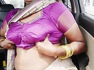 indian aunty and son in law car long drive for sex telugu dirty talks