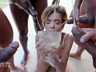 p-sluts vol 73 featuring insatiable brazilian russah with five big studs