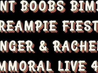 Stepdad's Son Chad Gets Involved with Ayda Swingers' Colossal Knockers During Event.