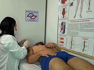 Nurse Excited By Patient's Huge Erection In Hospital