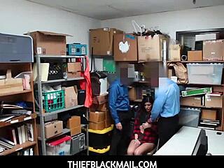 Smooth Criminal Audrey Royal Fucks Two Guards to Get Off Free