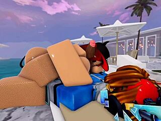 I thought I was naked alone at the pool until this guy showed up for sex.