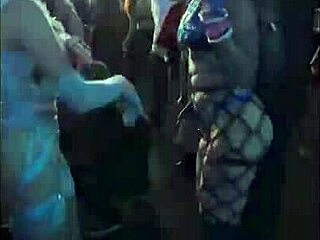 Jewelz Blu mingling with fans' big booty